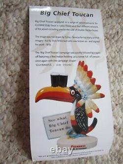 GUINNESS ROYAL DOULTON LIMITED EDITION 2001 BIG CHIEF TOUCAN No 1836 MCL 3 box