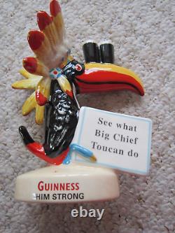 GUINNESS ROYAL DOULTON LIMITED EDITION 2001 BIG CHIEF TOUCAN No 1836 MCL 3 box