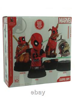 Gentle Giant Deadpool Mini Bust Box Set Limited Edition 44/630 Marvel Comics New