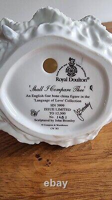 Genuine Royal Doulton Figurine Shall I Compare Thee NEW