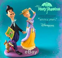George, Winifred Banks, Andrew the Dog Figure Limited Edition, Disneyland Paris