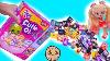 Giant Cereal Box Real Littles Mini Foods Shopkins Haul Video