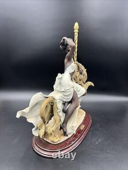 Giuseppe Armani Black Orchid Limited Edition Figurine 315/5000 Carousel Lion