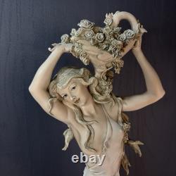 Giuseppe Armani Florence Limited Edition 1992 Figurine Lilac and Roses Girl