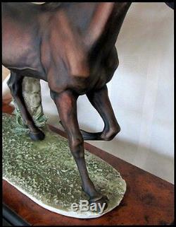 Giuseppe Armani RUNNING HORSE Figurine #0909SBL with Lamp Limited Edition