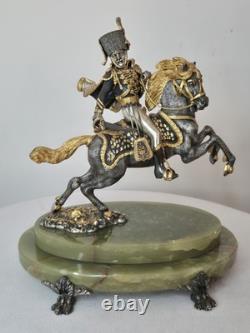 Giuseppe Vasari Bronze Limited Edition Cavalier On Horseback Figurine SIGNED
