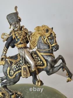 Giuseppe Vasari Bronze Limited Edition Cavalier On Horseback Figurine SIGNED