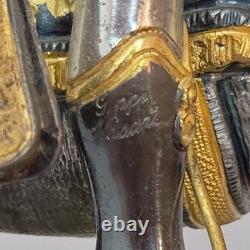Giuseppe Vasari Bronze Limited Edition Cavalier On Horseback Figurine SIGNED