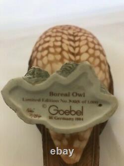 Goebel Boreal Owl Limited Edition Gunther Granget Matt 1984 Reference 38 831 19
