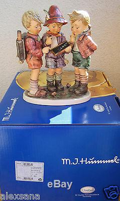 Goebel Hummel Figurine Hum #170/iii School Boys Tm8 Limited Edition Nib $3200