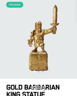 Gold Barbarian from Clash Of Clans Figurine Limited Edition