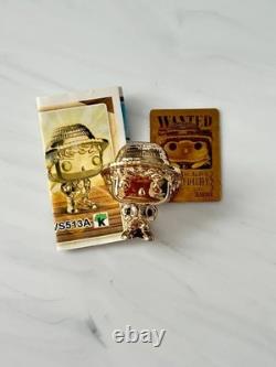 Golden Luffy LIMITED EDITION with Wanted Card & BPZ VS 513A One Piece Kinder Joy