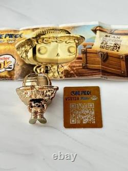 Golden Luffy LIMITED EDITION with Wanted Card & BPZ VS 513A One Piece Kinder Joy