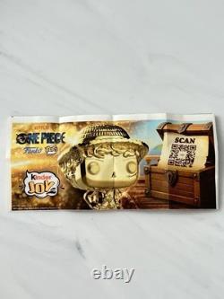Golden Luffy LIMITED EDITION with Wanted Card & BPZ VS 513A One Piece Kinder Joy