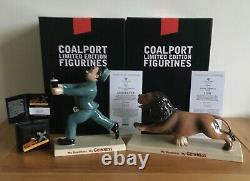 Guinness Limited Edition Coalport Lion & Zookeeper Figurines