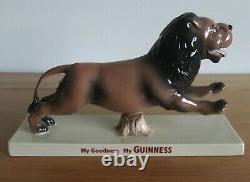 Guinness Limited Edition Coalport Lion & Zookeeper Figurines