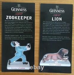 Guinness Limited Edition Coalport Lion & Zookeeper Figurines