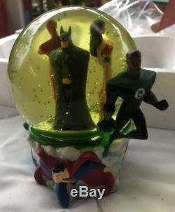 Hand Painted SNOWGLOBE DC Direct Justice League Animated Ltd Ed #794/1300