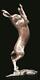 Hare Boxing Bronze Figurine (limited Edition) Michael Simpson 16.5cm