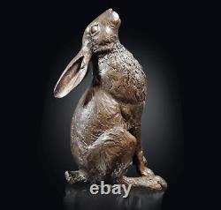 Hare Moongazer Bronze Figurine (Limited Edition) Michael Simpson