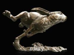Hare Running Bronze Figurine (Limited Edition) Michael Simpson
