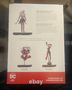 Harley Quinn Red White Black Statue DC Direct Limited Edition (NEW) Figurine