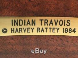 Harvey Rattey Indian Travois Bronze Limited Edition statue 87/20 Listed Artist