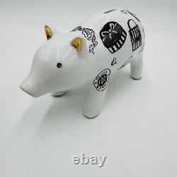 Henri Bendel Piggy Bank Figurine Porcelain Limited Edition Henrietta