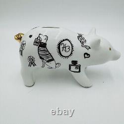 Henri Bendel Piggy Bank Figurine Porcelain Limited Edition Henrietta