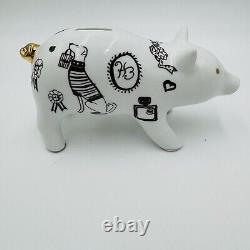 Henri Bendel Piggy Bank Figurine Porcelain Limited Edition Henrietta