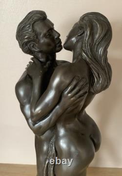 Heredities The Embrace Cast Bronze Lovers Large Heavy Limited Edition Statue