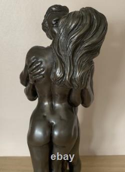 Heredities The Embrace Cast Bronze Lovers Large Heavy Limited Edition Statue