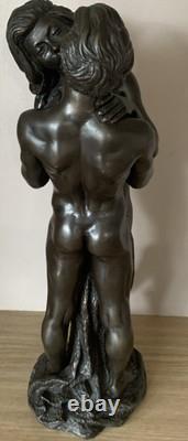 Heredities The Embrace Cast Bronze Lovers Large Heavy Limited Edition Statue