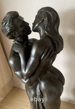 Heredities The Embrace Cast Bronze Lovers Large Heavy Limited Edition Statue