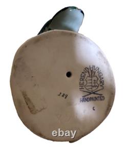 Herend Kingfisher withFish Figurine 5168 Green Fishnet limited Edition
