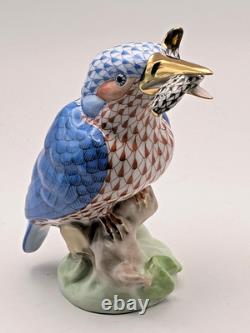 Herend Porcelain KINGFISHER Ltd Edition SPECIAL DECORATION VH Red Blue Black