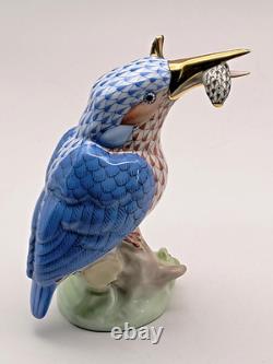 Herend Porcelain KINGFISHER Ltd Edition SPECIAL DECORATION VH Red Blue Black