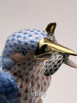 Herend Porcelain KINGFISHER Ltd Edition SPECIAL DECORATION VH Red Blue Black
