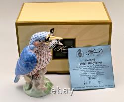 Herend Porcelain KINGFISHER Ltd Edition SPECIAL DECORATION VH Red Blue Black