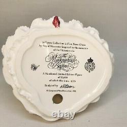 Immaculate Royal Worcester'The Masquerade Begins' Limited Edition + Certificate