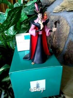 JAFAR AND IAGO WDCC DISNEY ALADDIN FIGURINE, VILLAINOUS VIZIER, Ltd, New, MIB