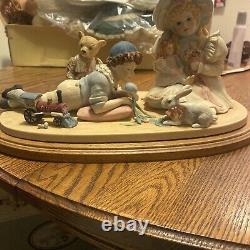 JAN HAGARA Porcelain Figurine Crista's Rabbit Limited Edition #542/800 RARE