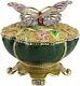 Jay Strongwater Gretchen Butterfly Mosaic Jewelry Box In Original J. S, Box, New