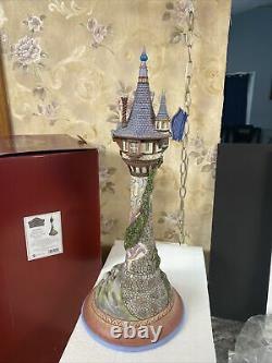 Jim Shore Disney Rapunzel Dreaming Of Floating Lights Castle HUGE 18 Tall