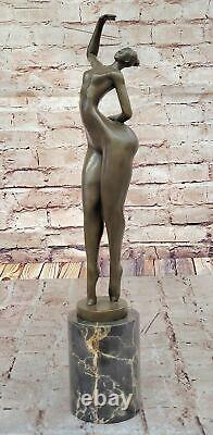 Juno Bronze Limited Edition Abstract Modern Art Sculpture Nude Female Figurine
