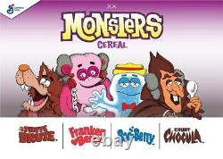 KAWS Monsters Figures Set LIMITED EDITION Franken Berry Count Chocula+ Pre-Order