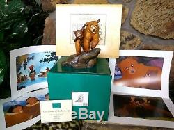 KENAI AND KODA WDCC LTD. ED. BROTHER BEAR FIGURINE BROTHERLY TIME, withPORTFOLIO