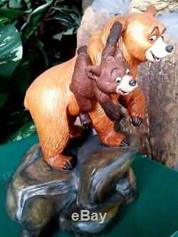 KENAI AND KODA WDCC LTD. ED. BROTHER BEAR FIGURINE BROTHERLY TIME, withPORTFOLIO