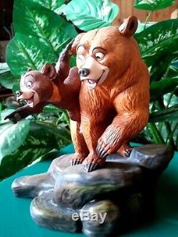 KENAI AND KODA WDCC LTD. ED. BROTHER BEAR FIGURINE BROTHERLY TIME, withPORTFOLIO