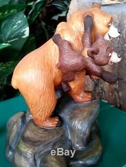 KENAI AND KODA WDCC LTD. ED. BROTHER BEAR FIGURINE BROTHERLY TIME, withPORTFOLIO